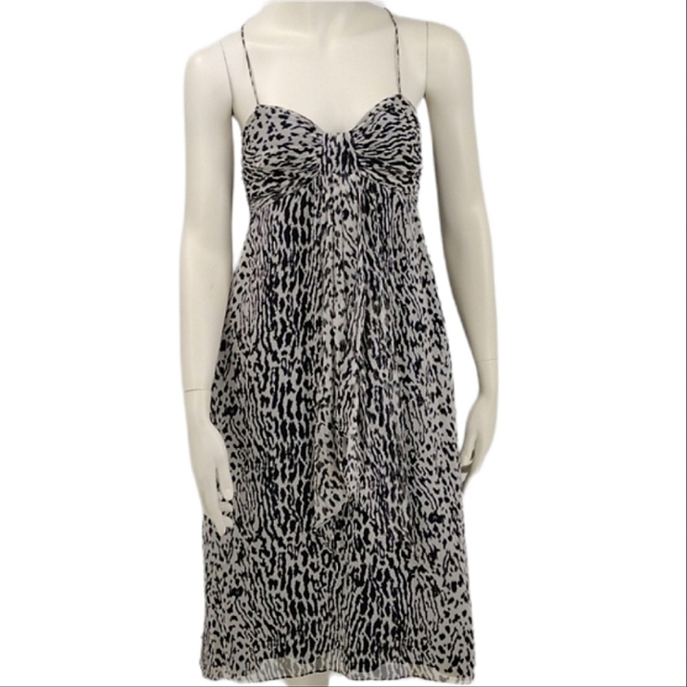Animal Print Spaghetti Strap Dress 6 - Picture 1 of 12